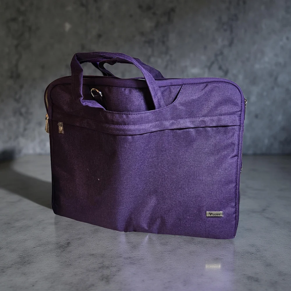 NWOT Elegant Purple Laptop Bag for Women